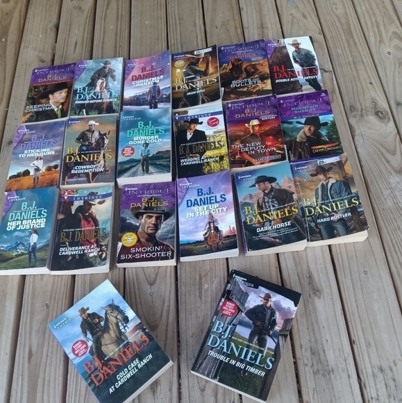 20 Harlequin Intrigue Romance Books by B.J. Daniels Western Romance Book Lot - Picture 1 of 4